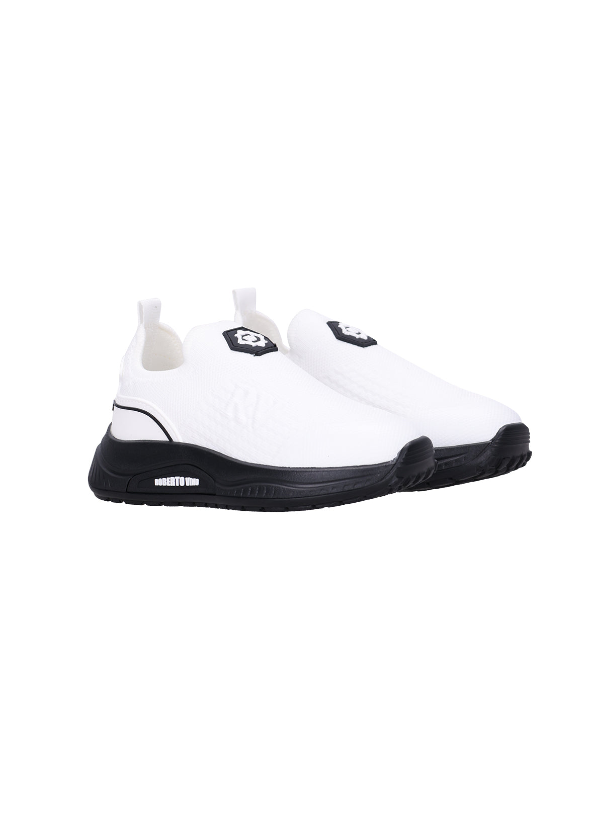 נעלי ספורט ROBERTO VINO עם גפת סריג וסוליה קלה לילדים 2 WHITE / 30