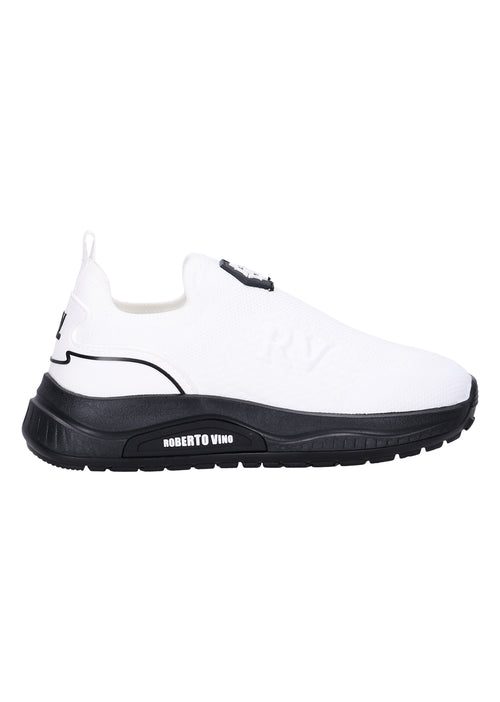 נעלי ספורט ROBERTO VINO עם גפת סריג וסוליה קלה לילדים 2 WHITE / 30