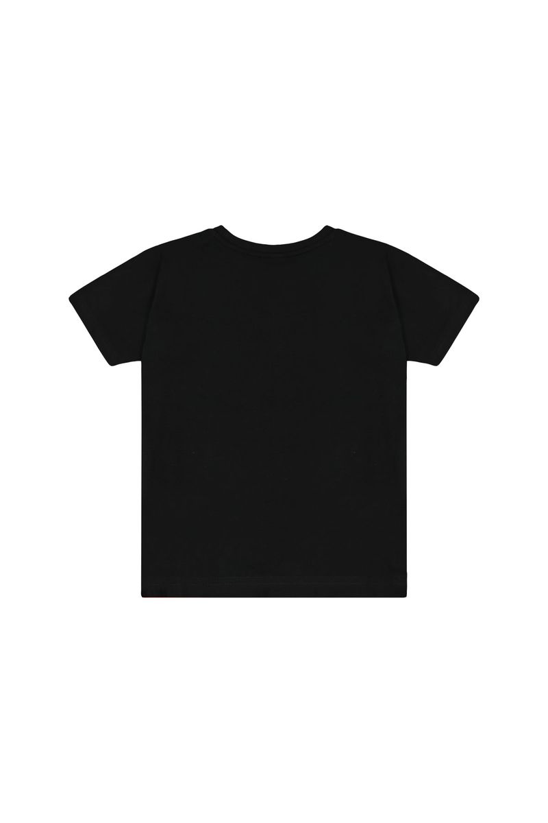 חולצת טי שרט HUGO לוגו לילדים Black / 4Y