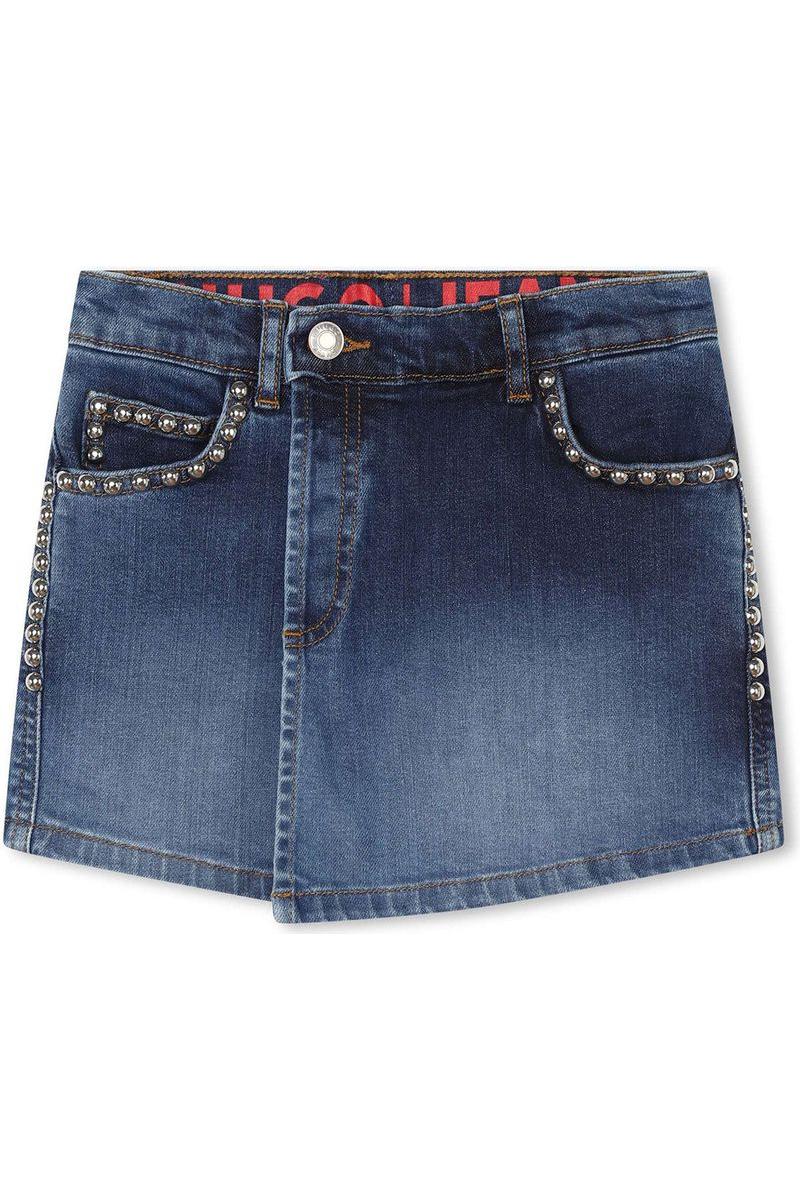 מכנסי חצאית ג'ינס HUGO לילדות