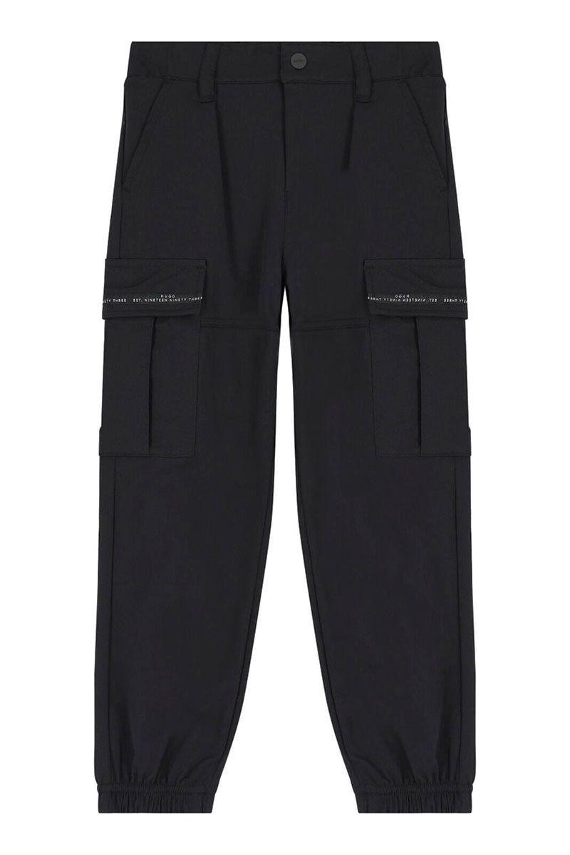 מכנסי דגמ"ח HUGO כיסים בצד לילדים