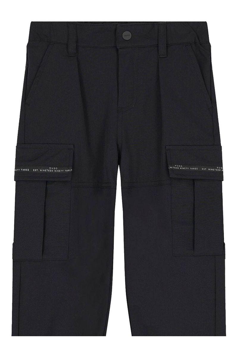 מכנסי דגמ"ח HUGO כיסים בצד לילדים