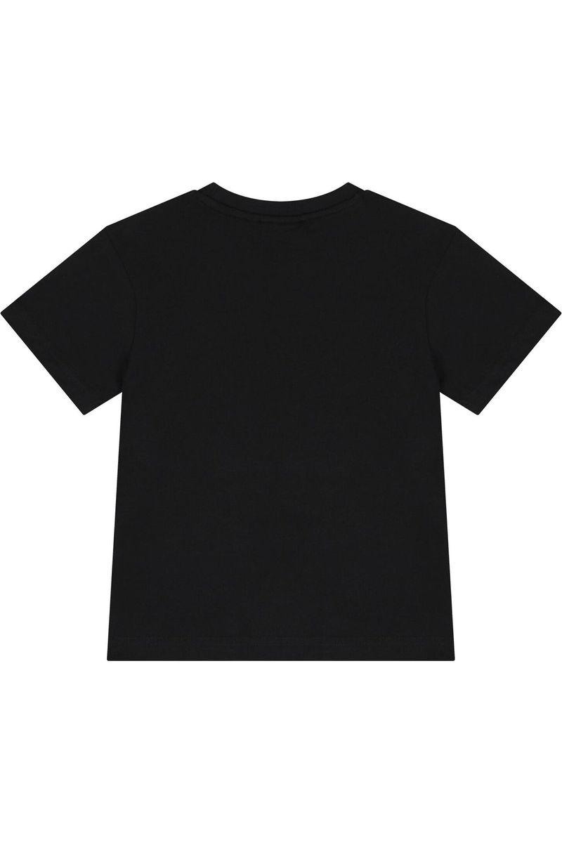 חולצת טישרט HUGO לוגו מותג באמצע לילדים