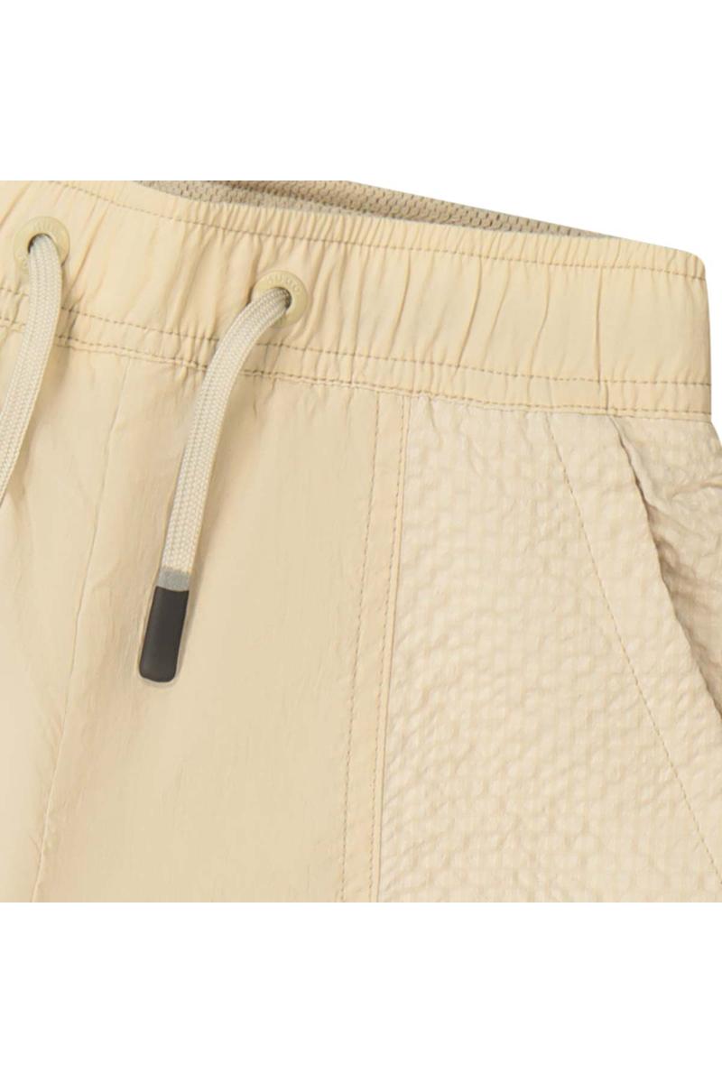 מכנסי ברמודה HUGO בעיצוב קז'ואל עם כיס לילדים Brown / 4Y