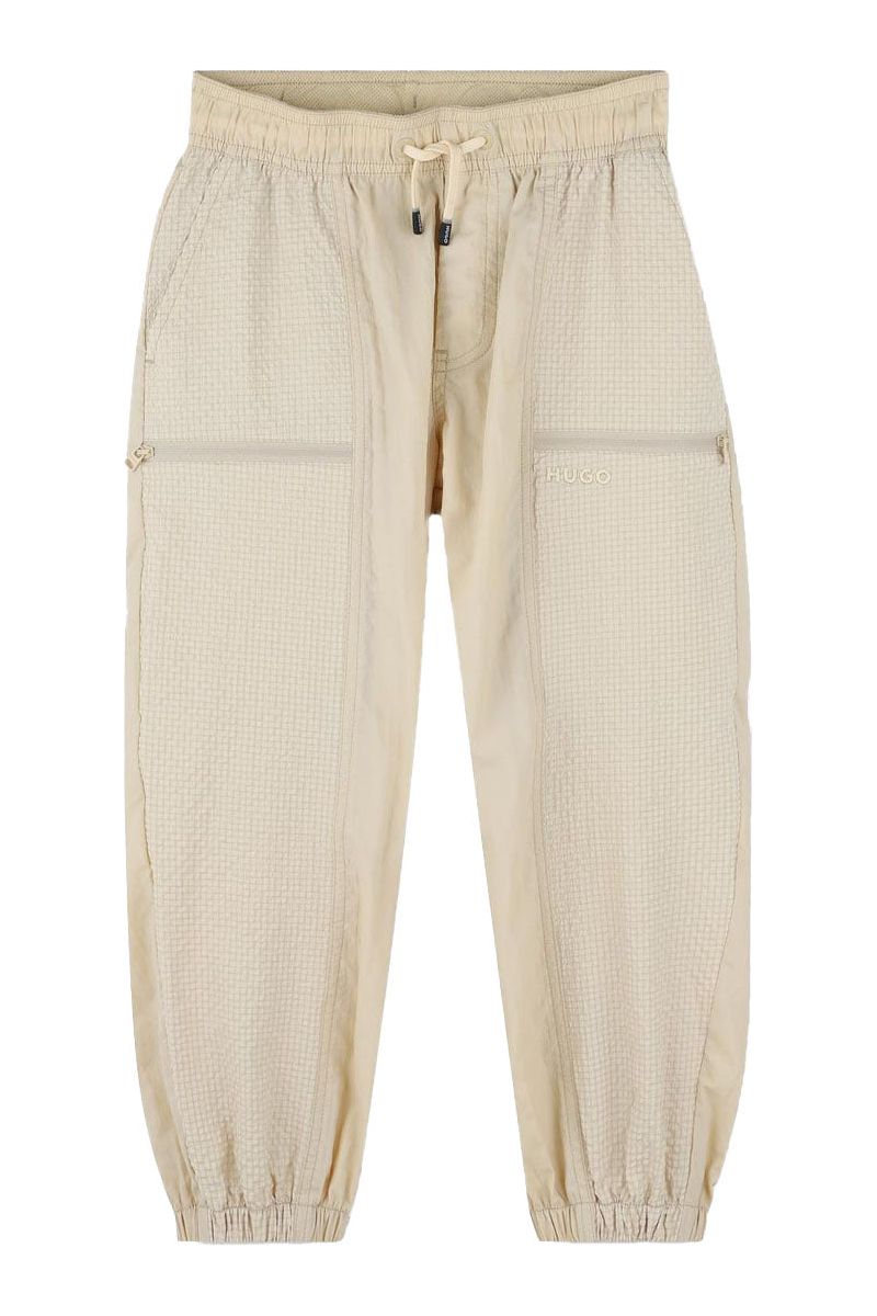 מכנסי ג'וגר  HUGO בעיצוב טקסטורה ייחודית לילדים