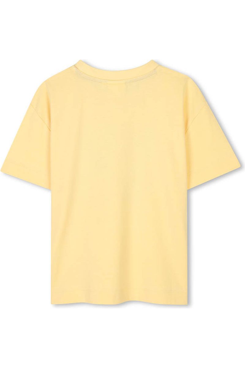 חולצת טישרט HUGO הדפס לוגו בגימור אומנותי לילדות