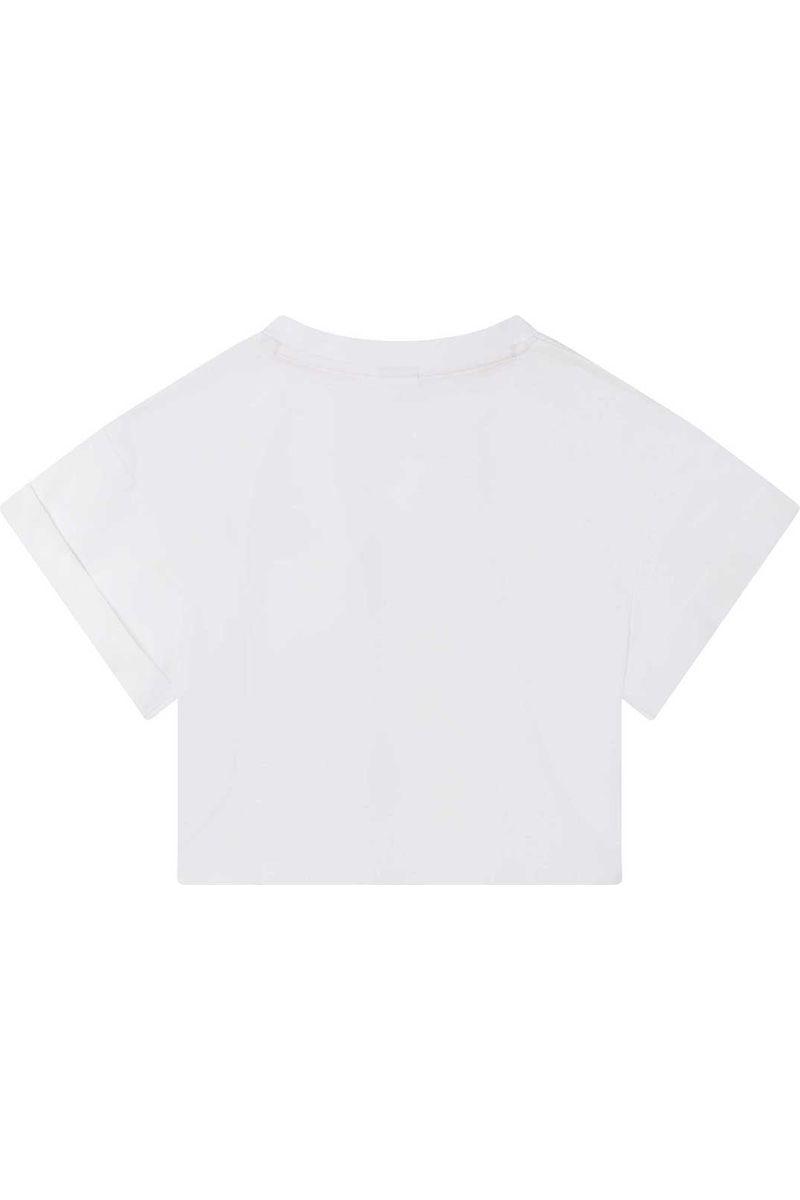 חולצת בטן HUGO לוגו אדום לילדות