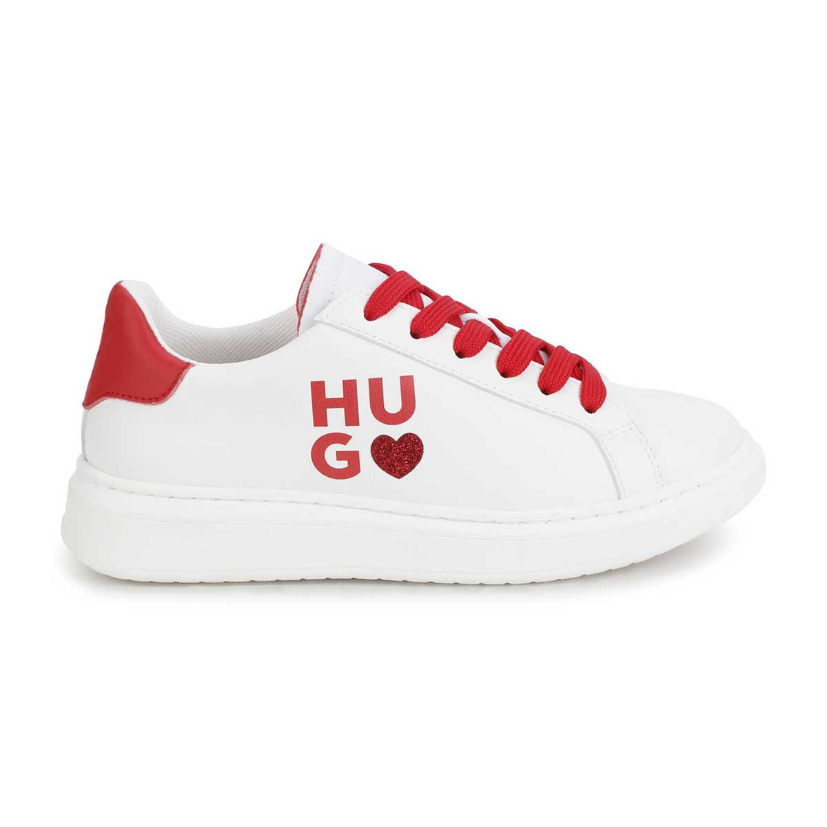 נעלי HUGO שרוכים אדומים לילדות