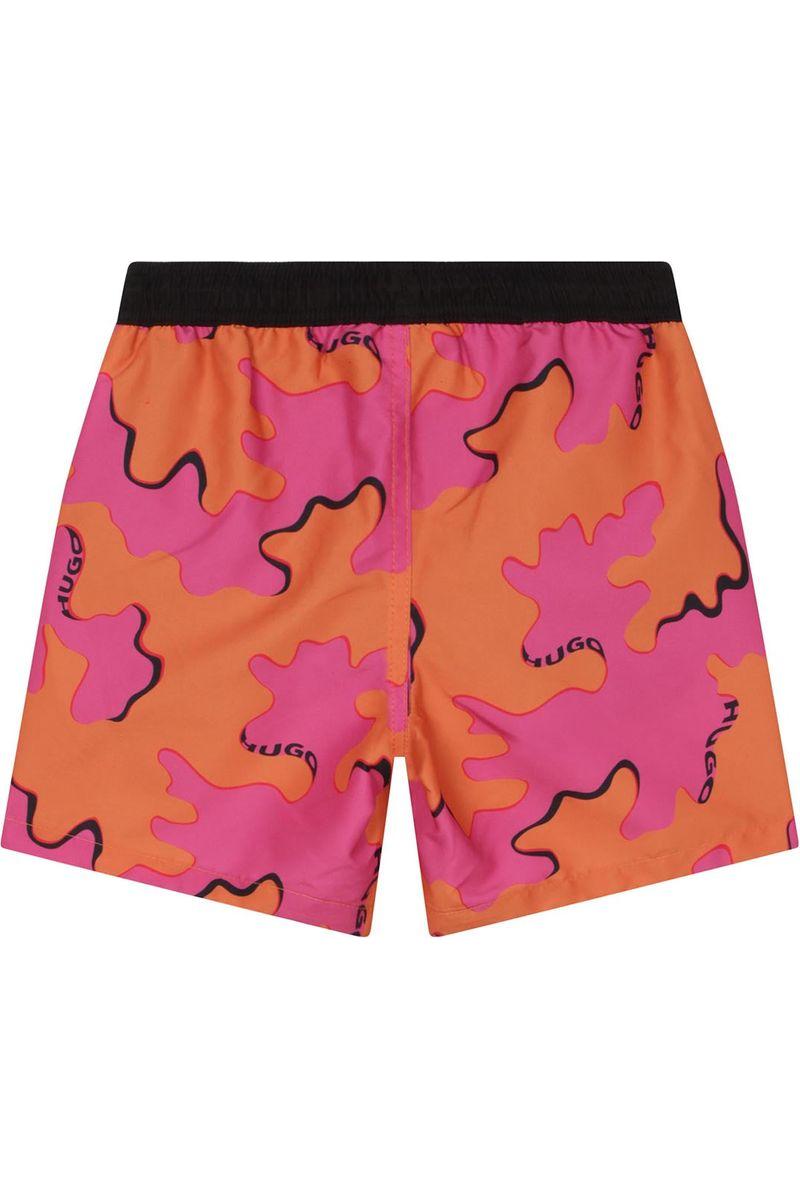 בגד ים שורט HUGO משולב צבעים לילדים