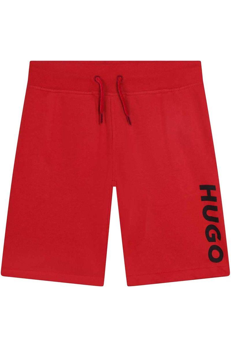 מכנסי ברמודה HUGO לוגו בצד לילדים