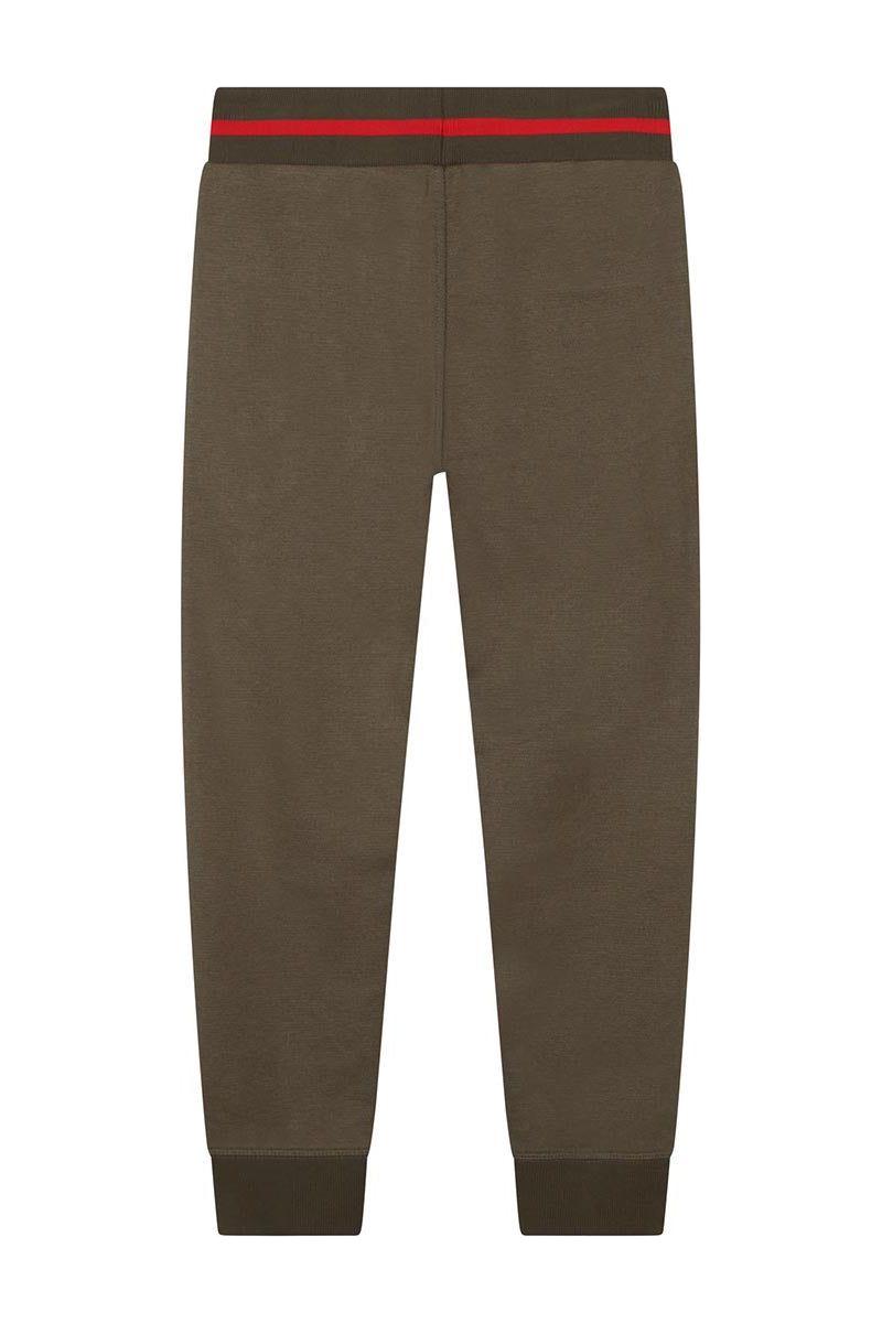 מכנסי טרנינג HUGO פסי לוגו קידמיים לילדים