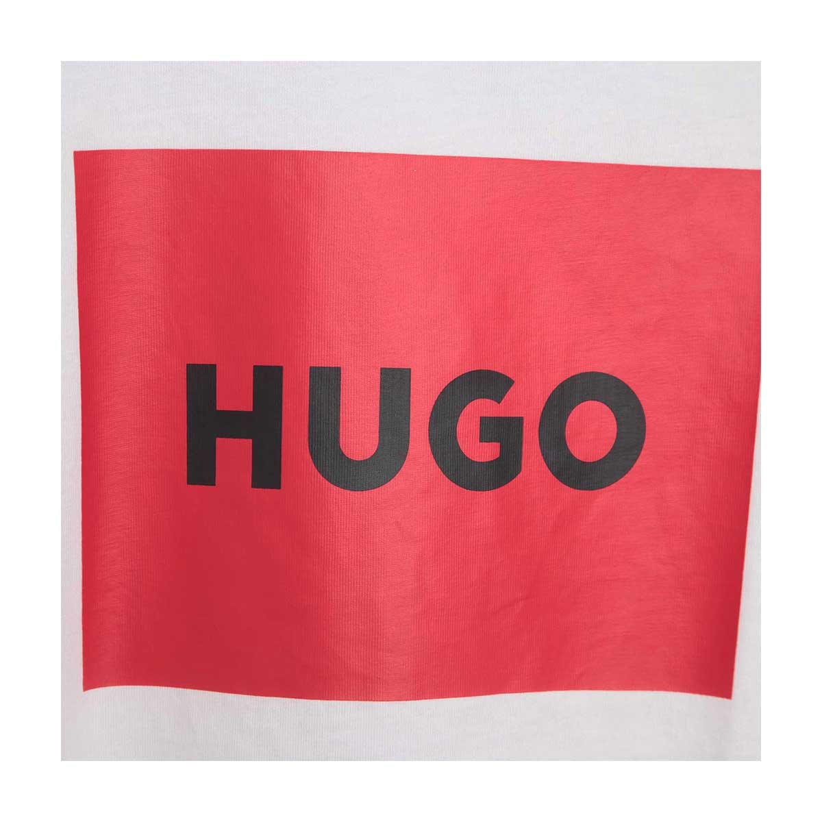 חולצת טי שרט HUGO לוגו בריבוע לילדים