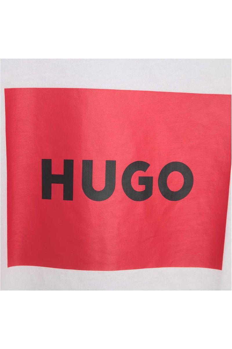 חולצת טי שרט HUGO לוגו בריבוע לילדים