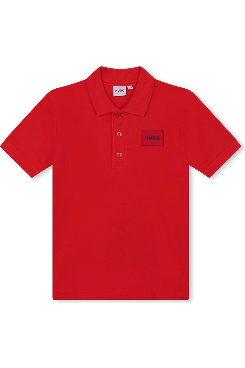 חולצת צווארון HUGO מפתח כפתורים לילדים