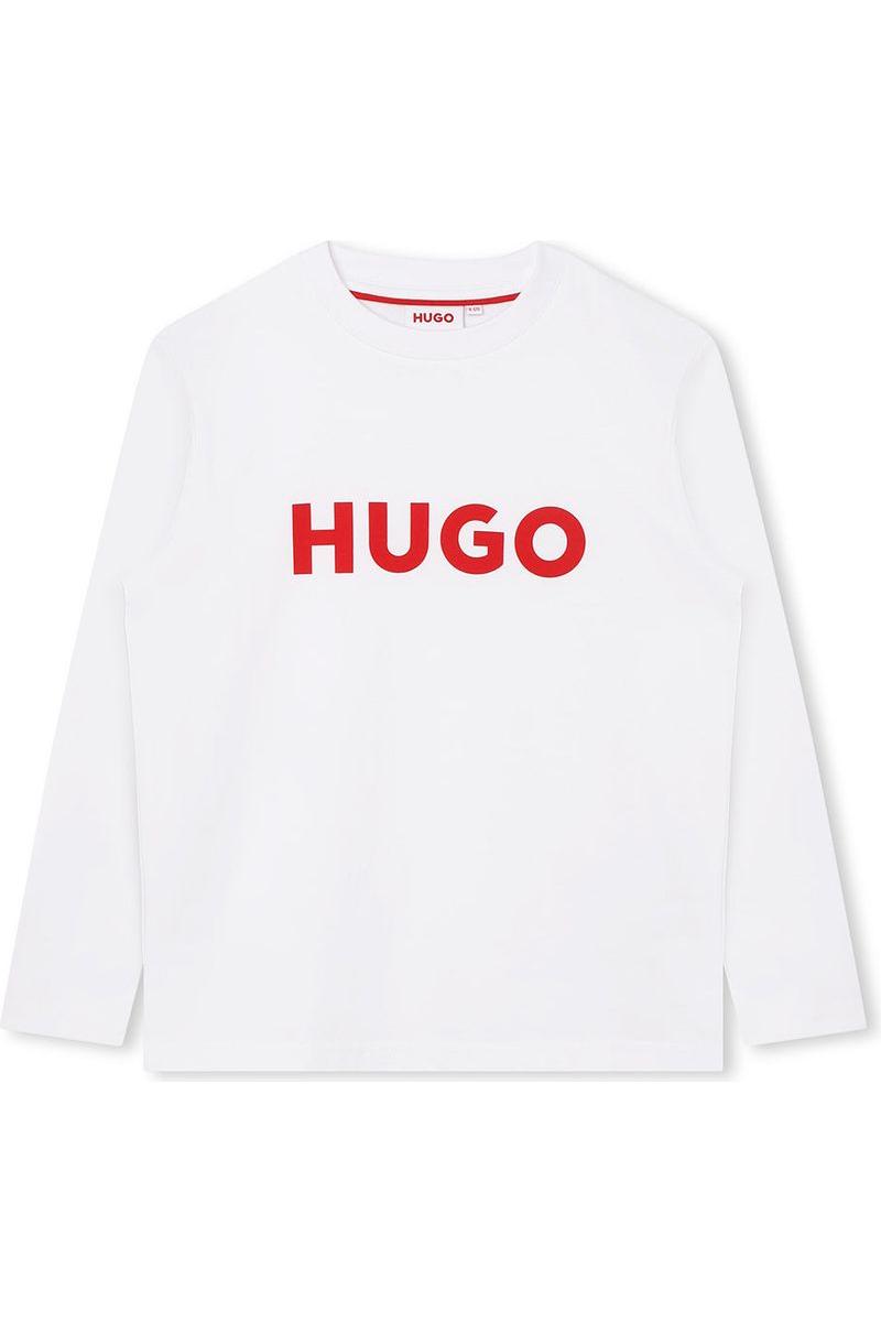 טישירט ארוך HUGO הדפס לילדים