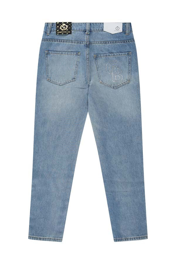 מכנסי ג'ינס GIORGIO BELLINI בצבע כחול לנשים Blue / 24