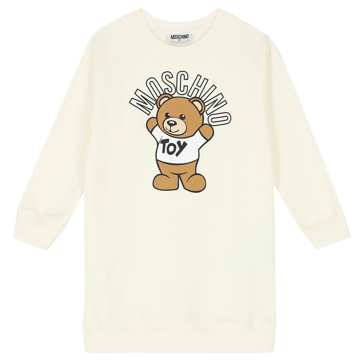 שמלת MOSCHINO לבן לילדות