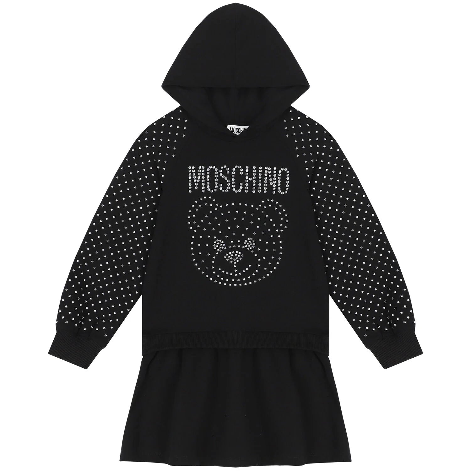 שמלת MOSCHINO שחור משובץ לילדות