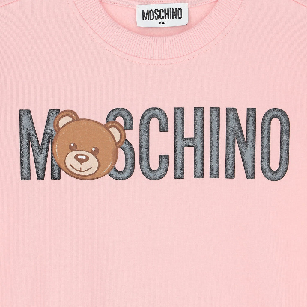 חולצת MOSCHINO ורוד לילדות