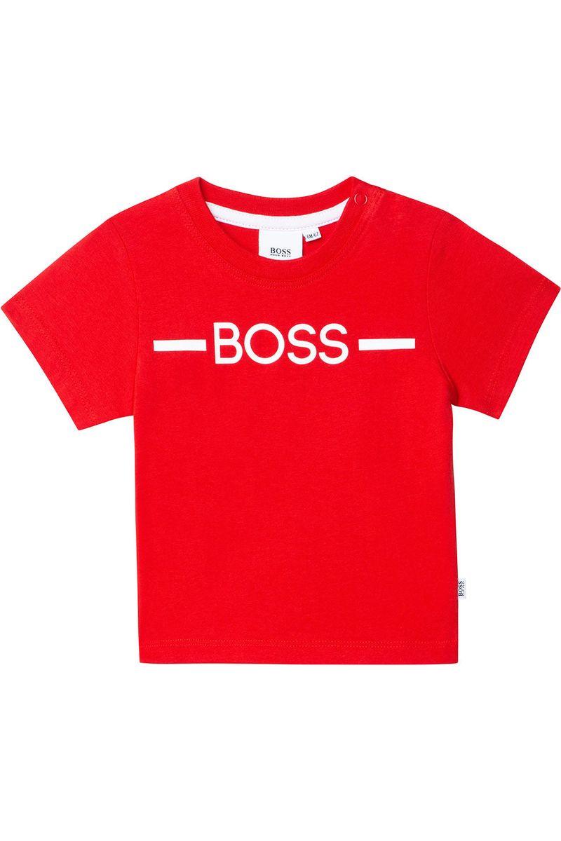 טישרט HUGO BOSS הדפס לוגו מותג לתינוקות