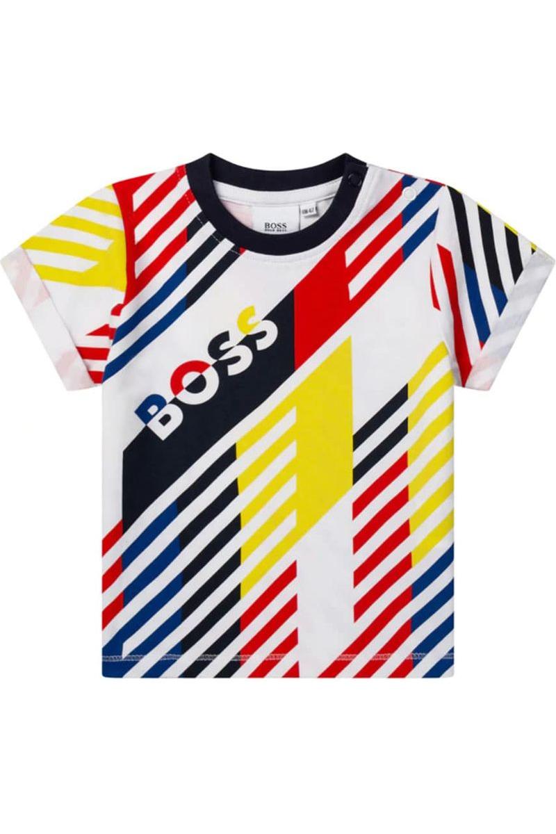 טישירט  HUGO BOSS JERSEY TECH שרוול קצר לתינוקות