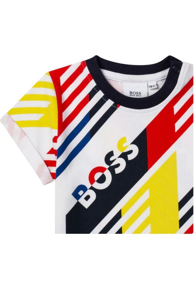 טישירט  HUGO BOSS JERSEY TECH שרוול קצר לתינוקות