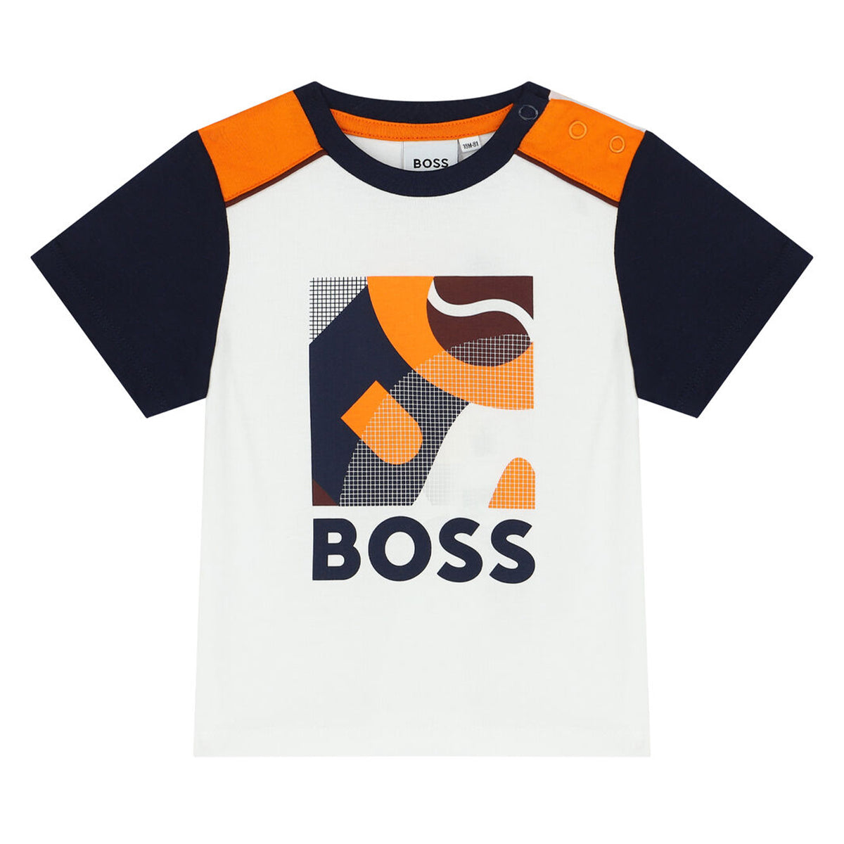 חולצת טי שרט BOSS הדפס לוגו לתינוקות