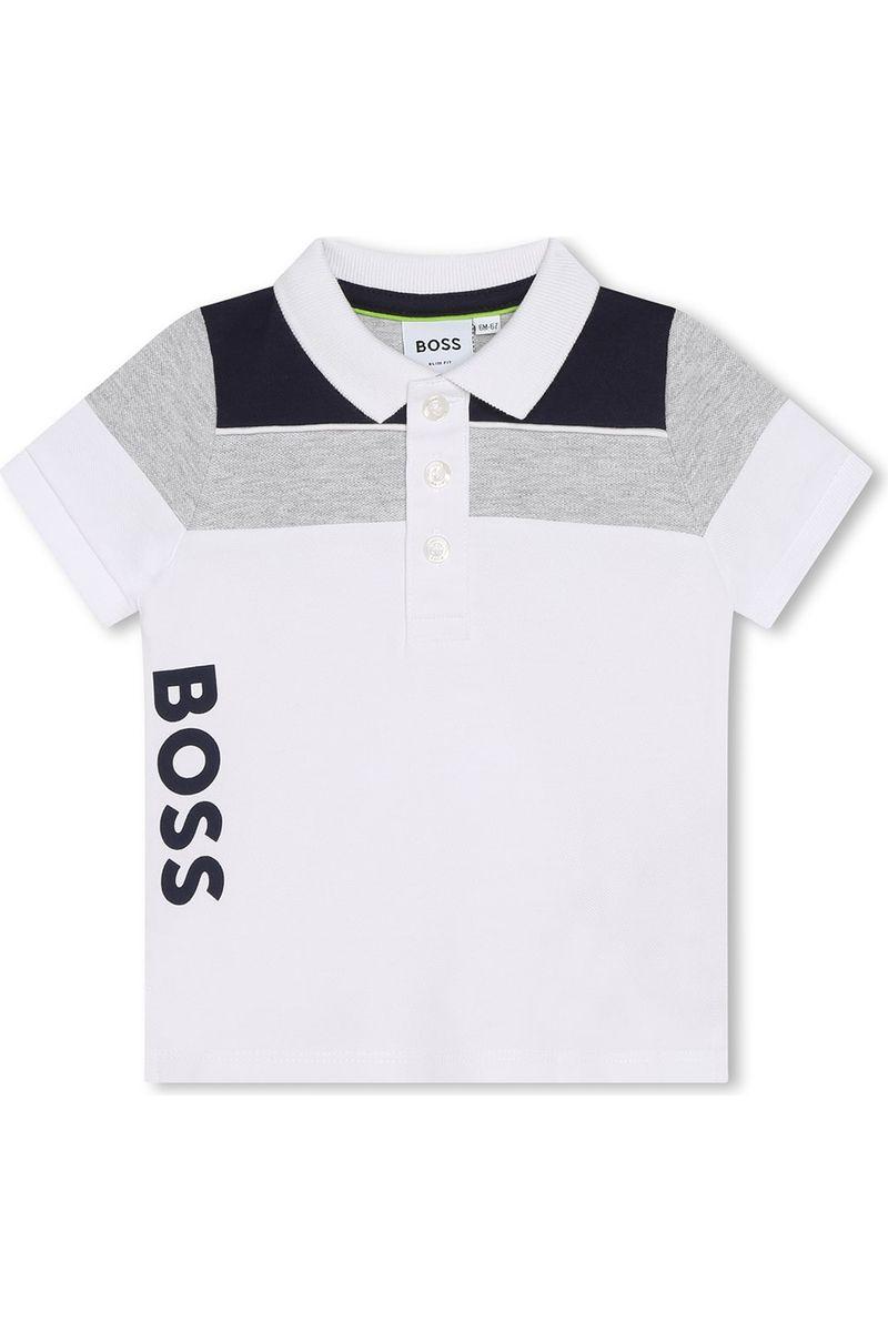 חולצת צווארון BOSS ממותגת לתינוקות