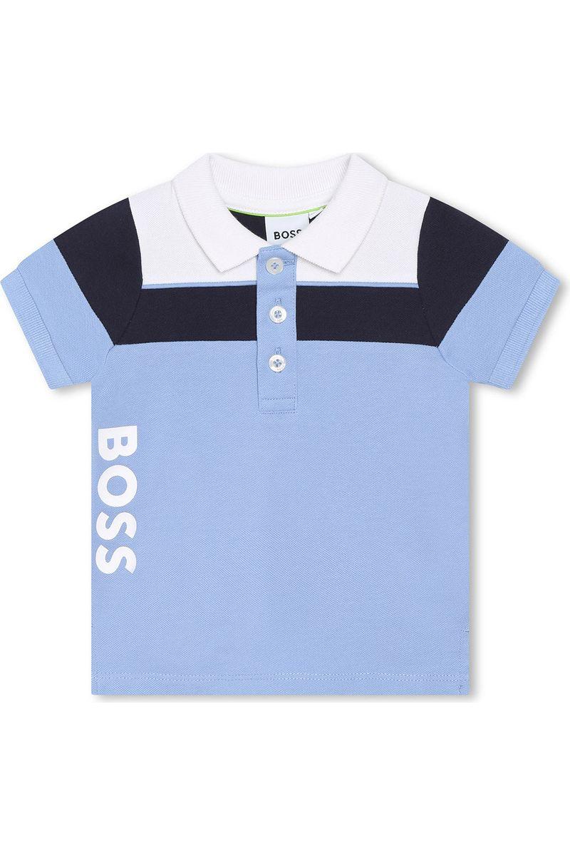 חולצת צווארון BOSS ממותגת לתינוקות
