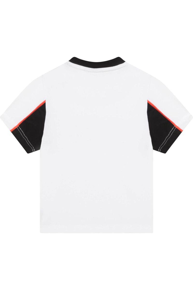 חולצת טי שרט BOSS לוגו רשת לתינוקות