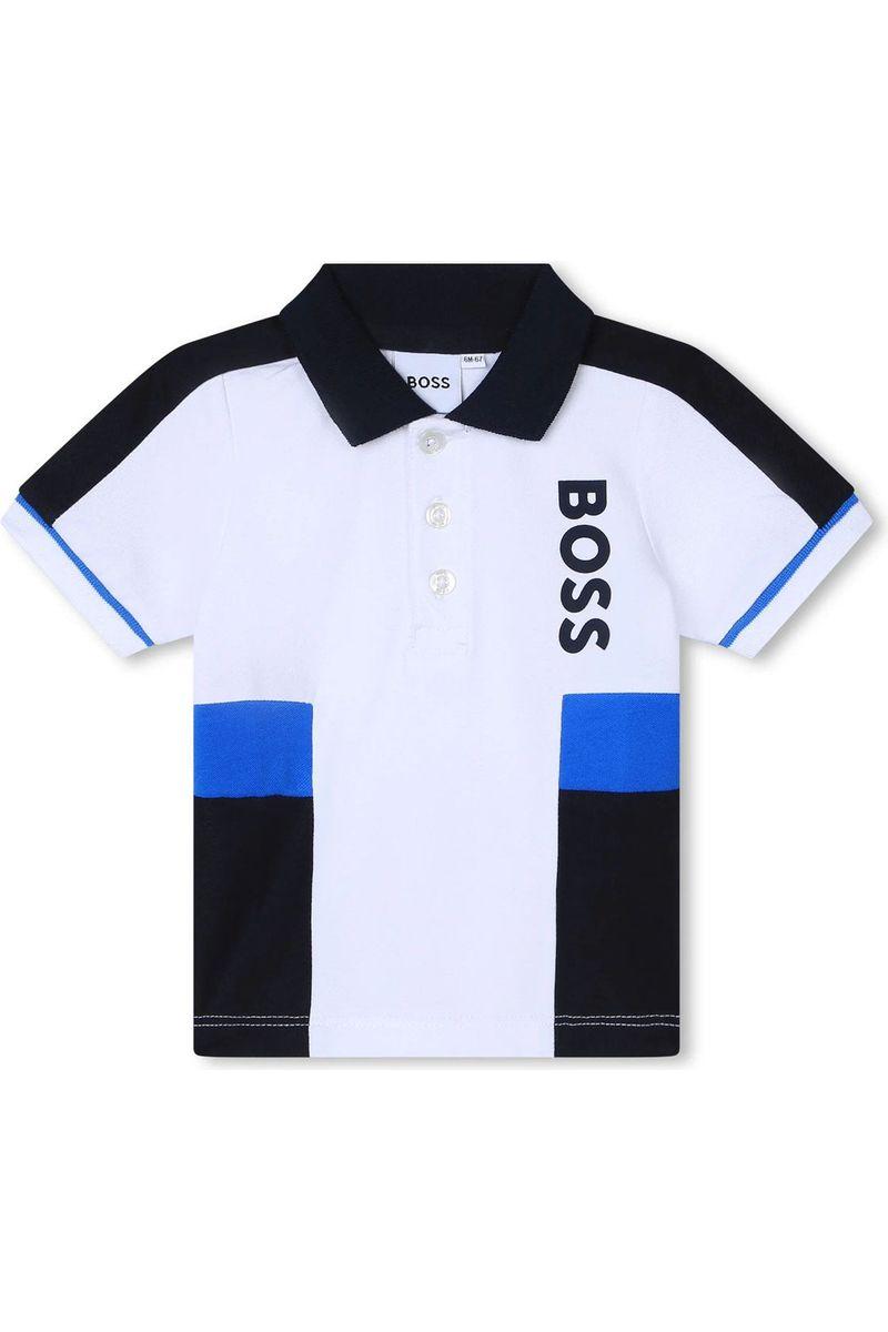 חולצת צווארון BOSS מפתח כפתורים לתינוקות