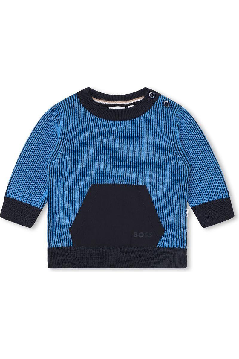 סוודר BOSS כולל כיס לתינוקות