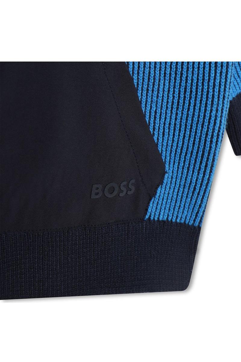 סוודר BOSS כולל כיס לתינוקות