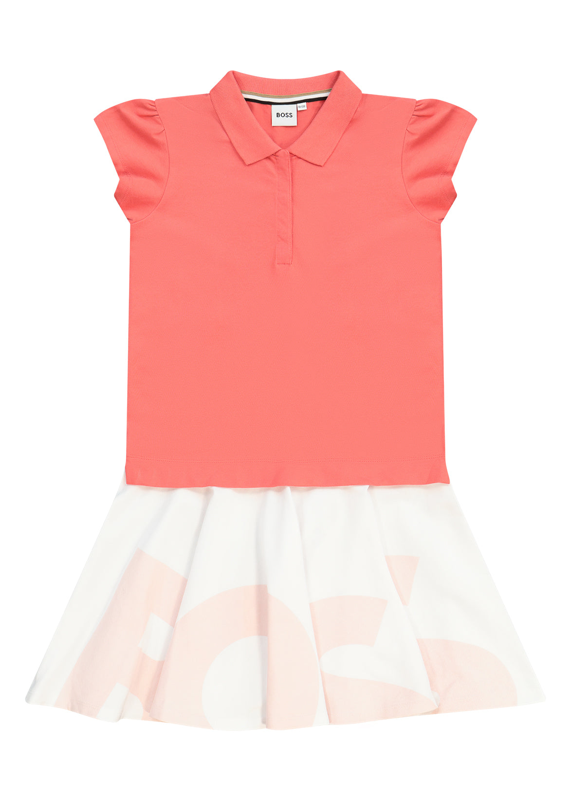 שמלת מלמלה BOSS לילדות Blue / 4Y