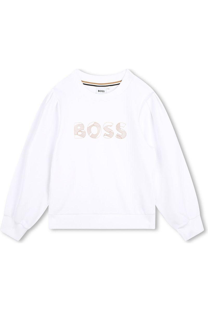 סווטשירט BOSS שרוולים תפוחים לילדות