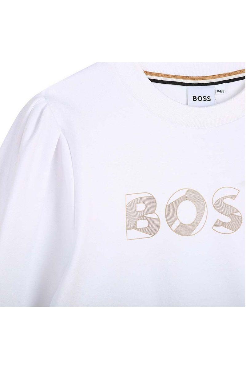 סווטשירט BOSS שרוולים תפוחים לילדות