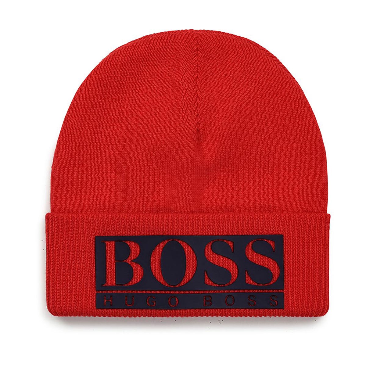 כובע צמר BOSS לוגו רקמה לילדים