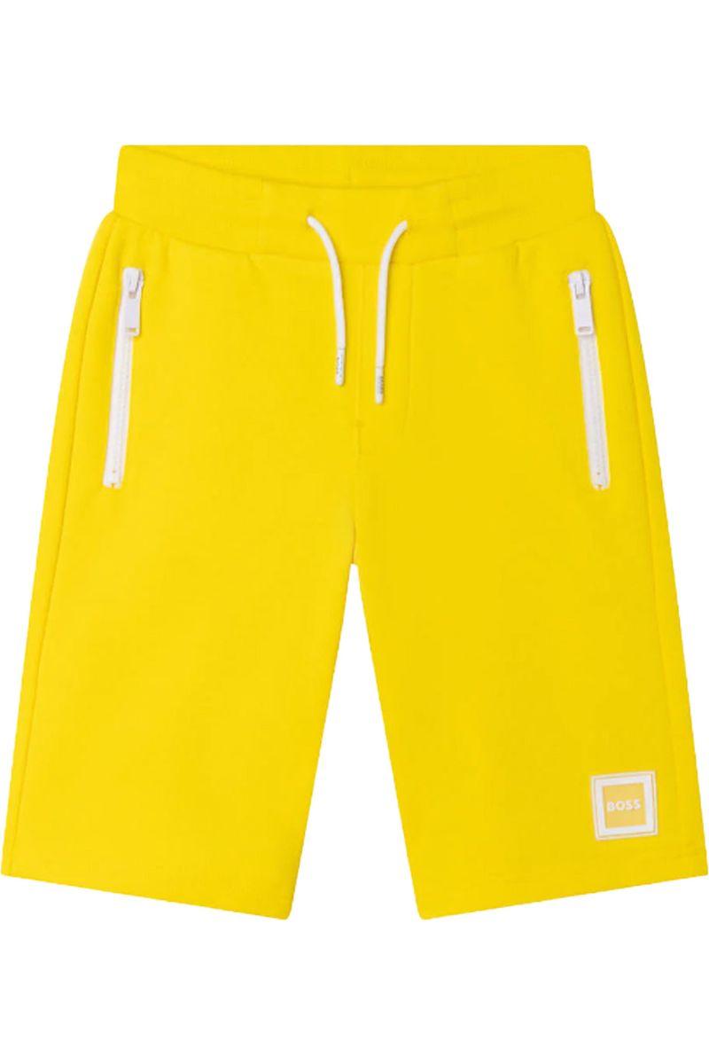 מכנסי ברמודה HUGO BOSS FRENCH TERRY לילדים