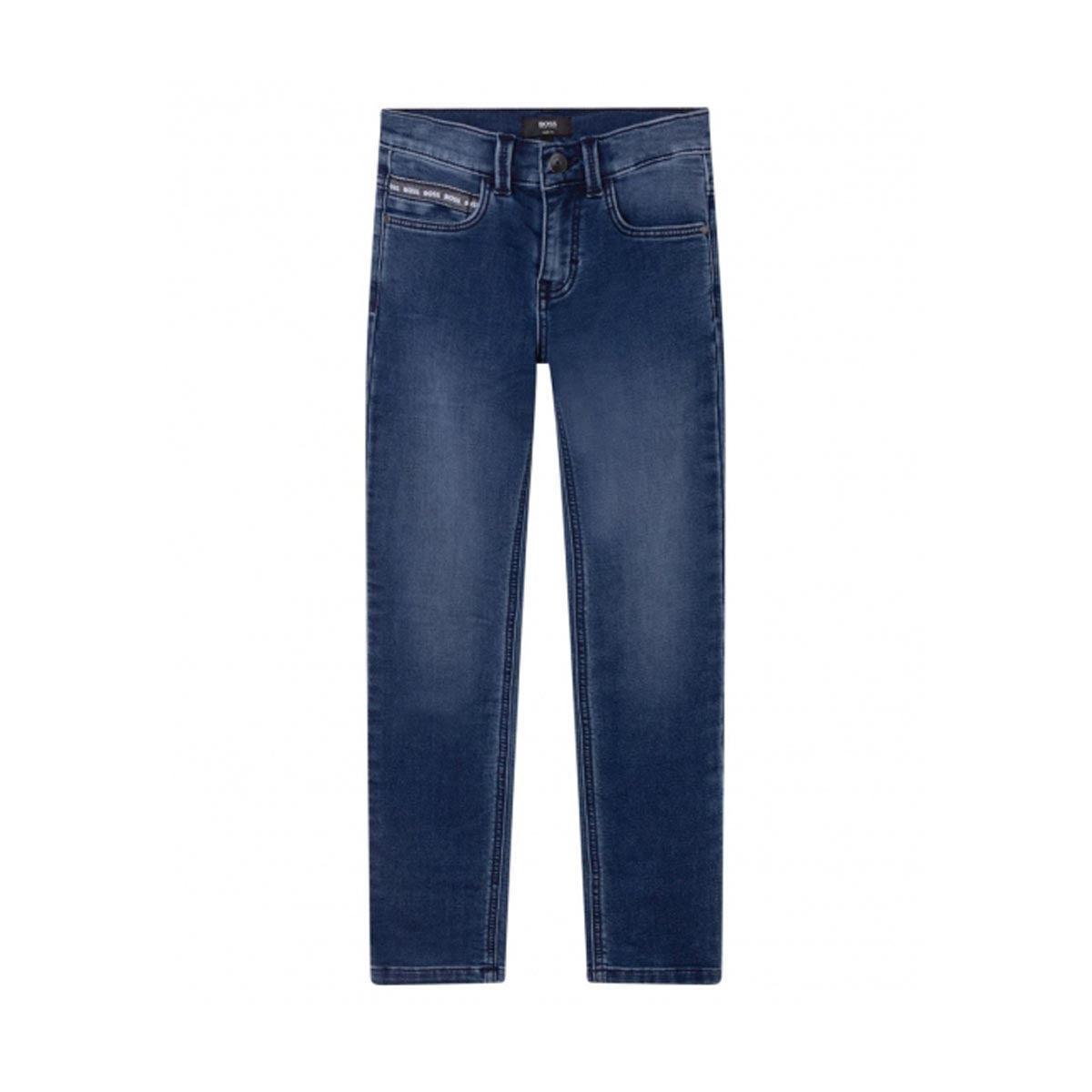 מכנס ג'ינס 3/4 HUGO BOSS STONE PULVERISATION לילדים