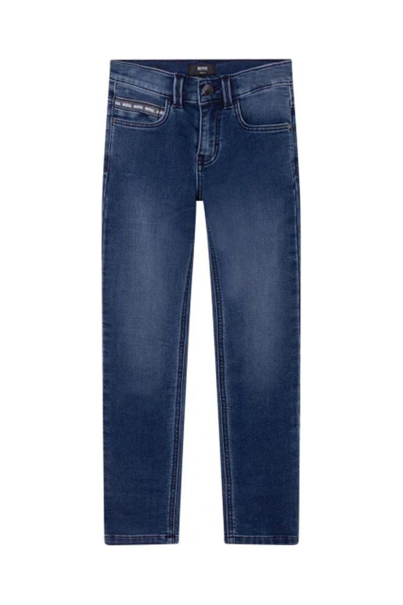 מכנס ג'ינס 3/4 HUGO BOSS STONE PULVERISATION לילדים