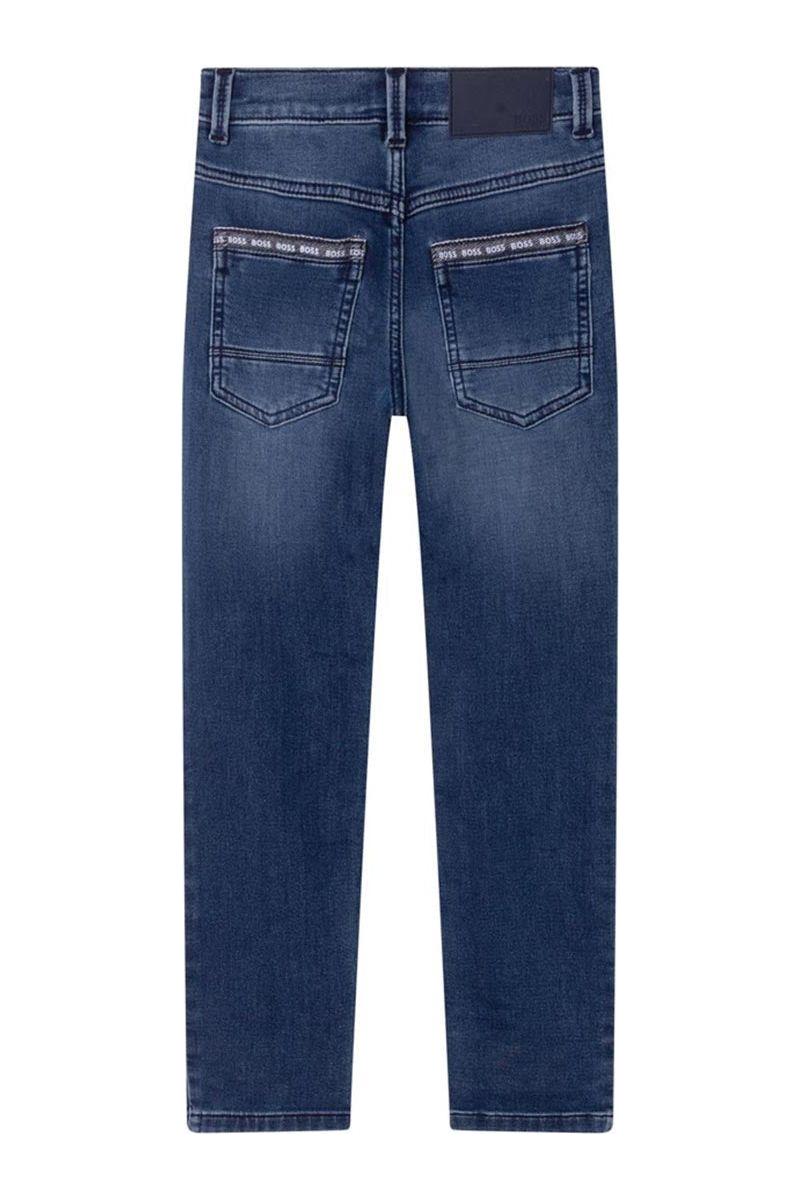 מכנס ג'ינס 3/4 HUGO BOSS STONE PULVERISATION לילדים