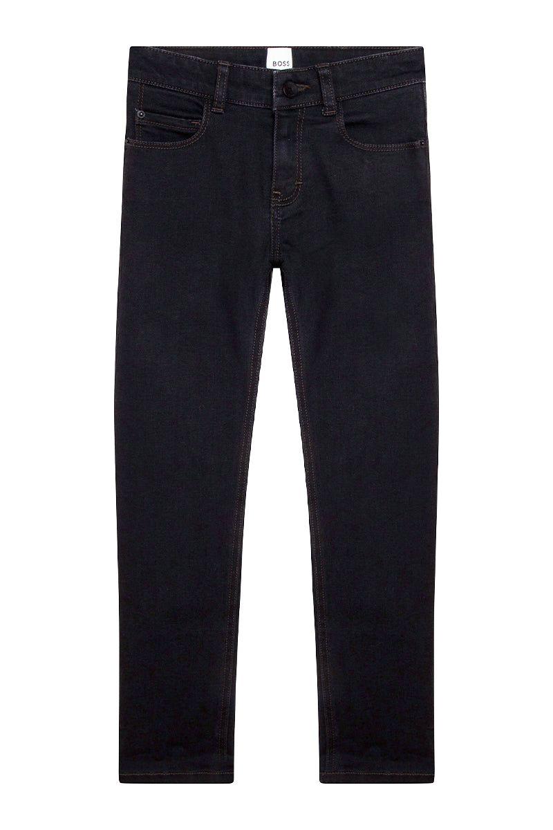מכנסי ג'ינס BOSS כיס אחורי לילדים