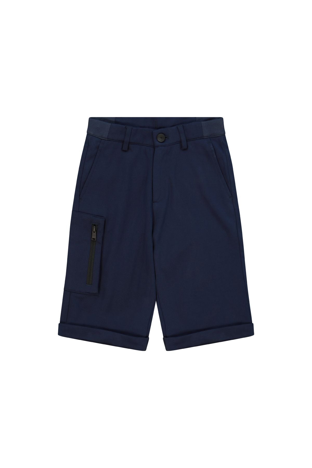 מכנסי ברמודה BOSS כיס בצד לילדים Gray / 4Y