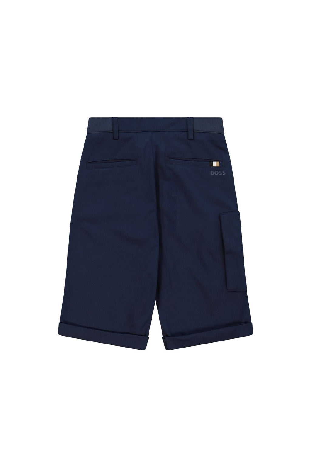 מכנסי ברמודה BOSS כיס בצד לילדים Gray / 4Y