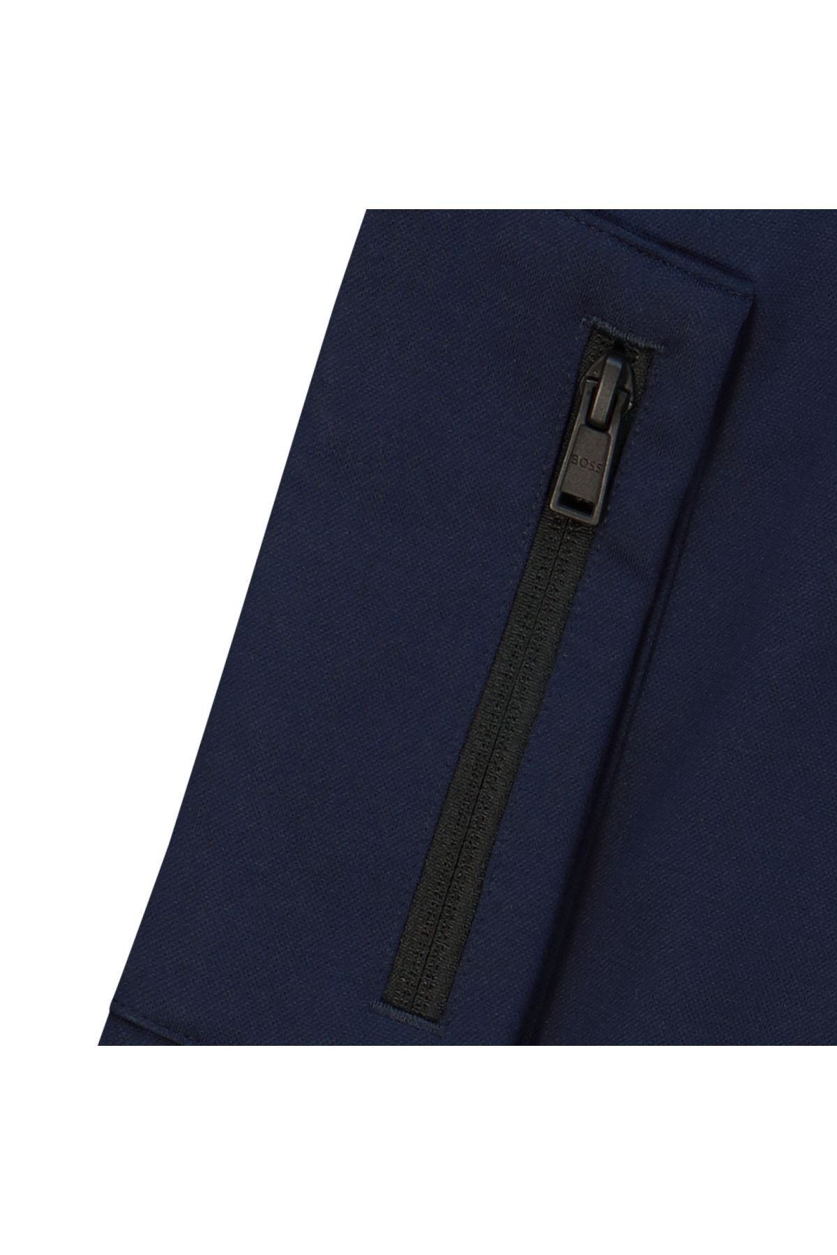 מכנסי ברמודה BOSS כיס בצד לילדים Gray / 4Y