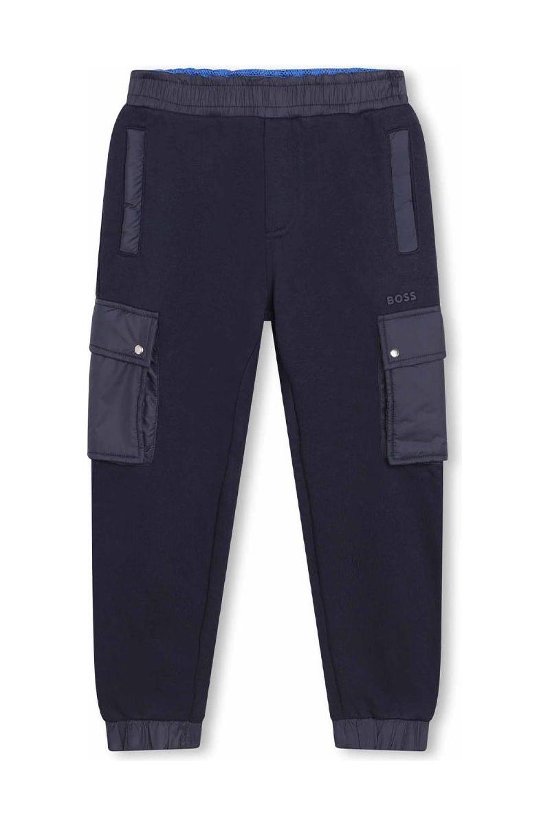 מכנסי טרנינג BOSS סגנון דגמ"ח לילדים