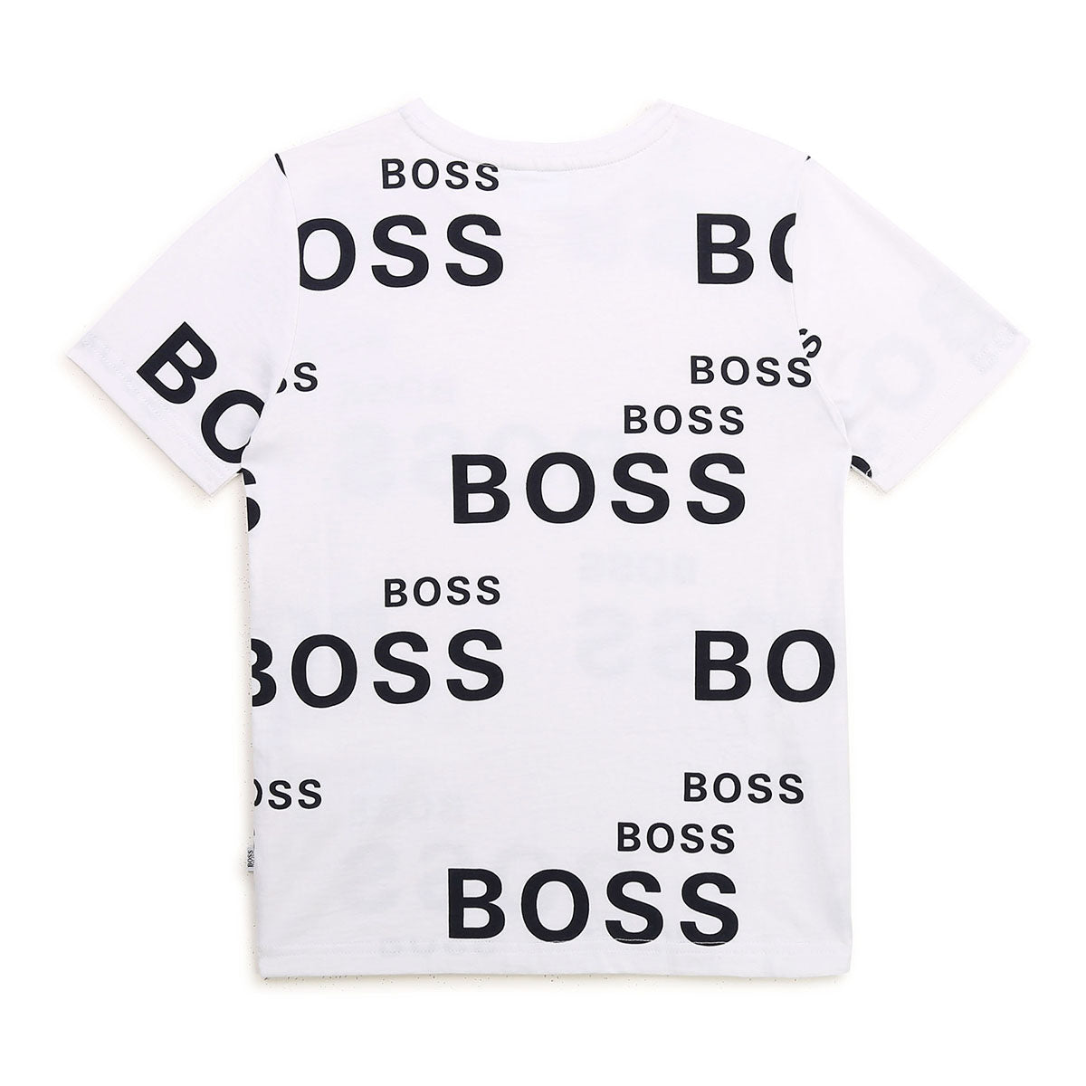 חולצת BOSS לילדים לוגו מלא