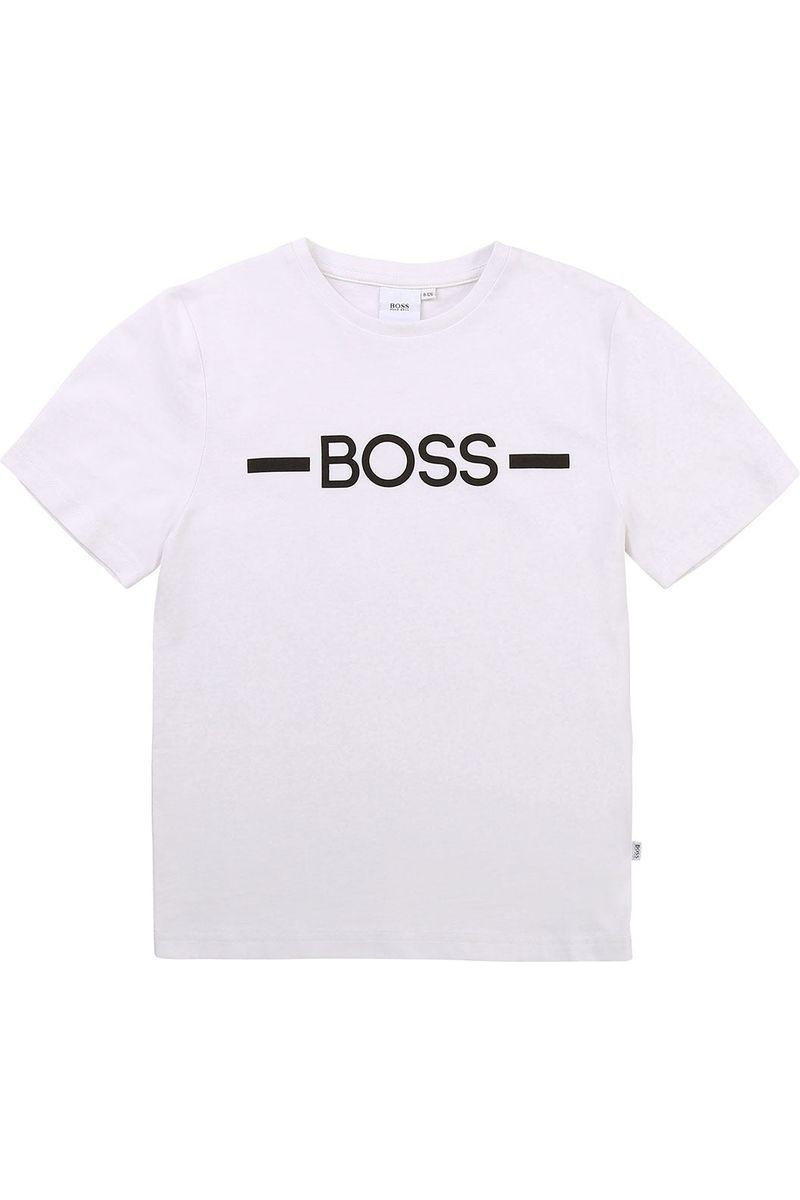 טישרט HUGO BOSS לוגו מותג באמצע לילדים