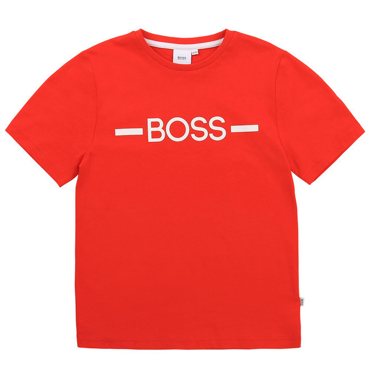 חולצת BOSS לילדים לוגו באמצע