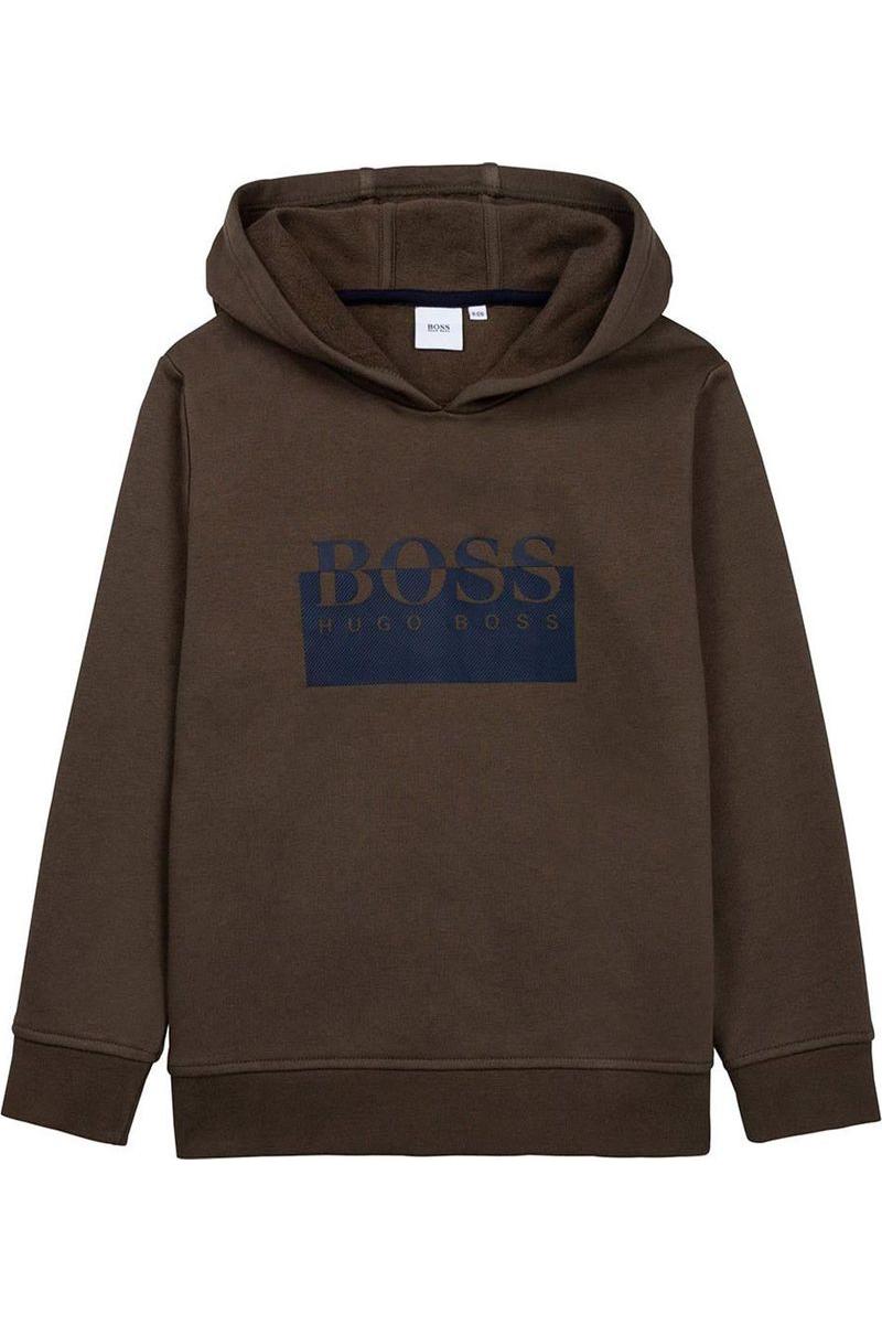 סוויטשירט BOSS לוגו מותג באמצע לילדים